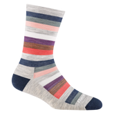 Women's Mystic Stripe Crew Lightweight Lifestyle Socks