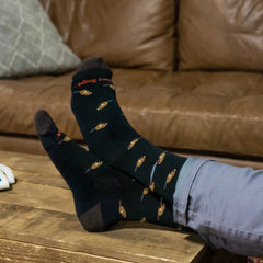 Men's Sawtooth Crew Lightweight Lifestyle Socks