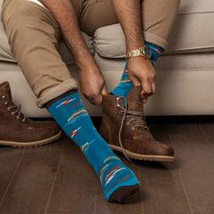 Men's Float Boat Crew Lightweight Lifestyle Socks