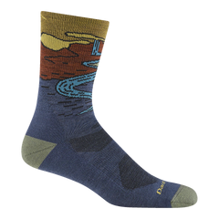 Men's Chasing Waterfalls Micro Crew Lightweight Hiking Socks